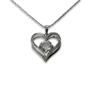 Sterling Silver Proverbs 3:5 Christian Necklace